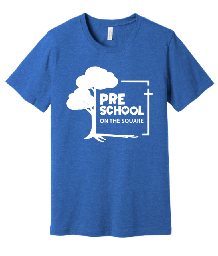 PRESCHOOL ON THE SQUARE WHITE LOGO