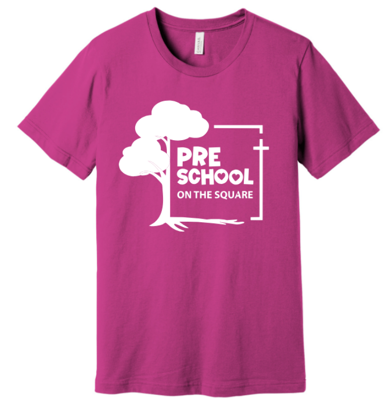 PRESCHOOL ON THE SQUARE WHITE LOGO
