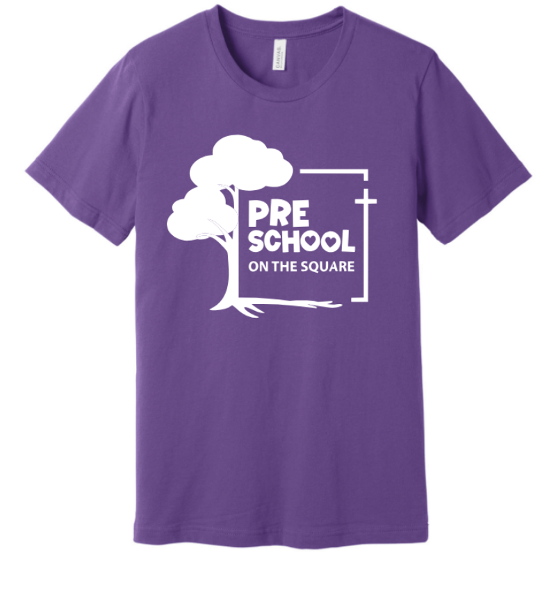 PRESCHOOL ON THE SQUARE WHITE LOGO